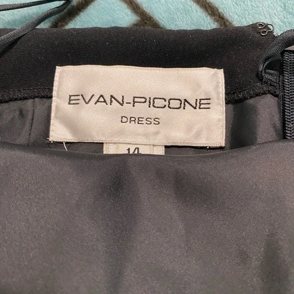 JUST REDUCED! Beautiful NWT black Evening Dress by Evan Picone - Picture 1 of 9